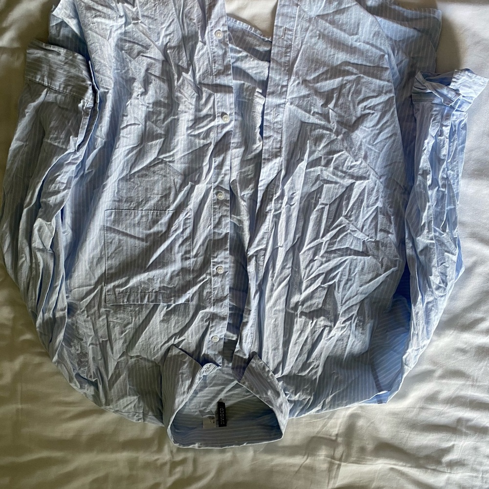 Light Blue Button-Up Shirt